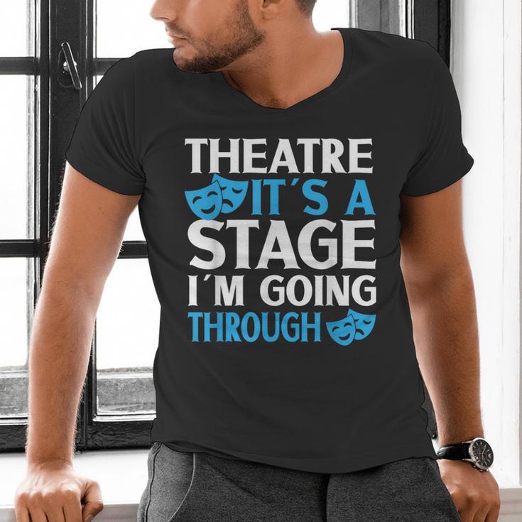 Theater Teacher Drama Teacher Theater Nerd Actor Men Women Kids Men's V-Neck T-Shirt, gift for family, gift for coworker