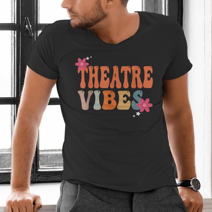 Theatre Vibes Teacher Man Women Youth Auditorium Concert Tee Men's V-Neck T-Shirt, gift for family, gift for coworker