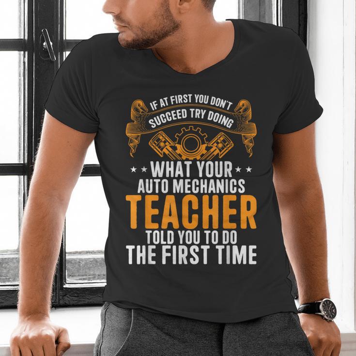 Auto Mechanic Teacher Car Repair Auto Mechanic Men's V-Neck T-Shirt, gift for family, gift for coworker Auto Mechanic Teacher Car Repair Auto Mechanic Men's V-Neck T-Shirt, gift for family, gift for coworker