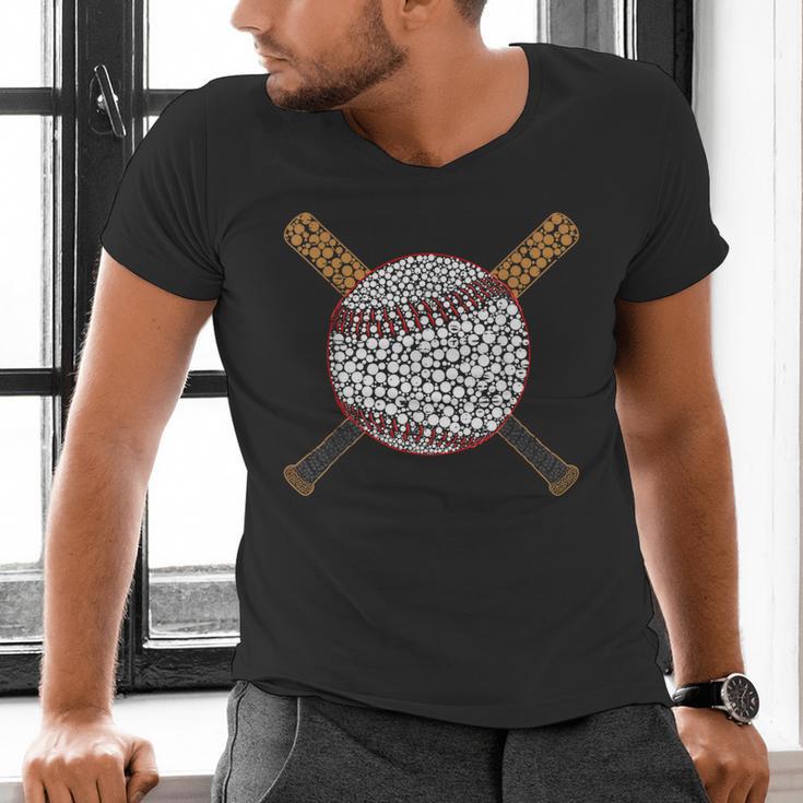 Baseball Happy Dot Day Shirts For Kids Men Women Teacher Men's V-Neck T-Shirt, gift for family, gift for coworker