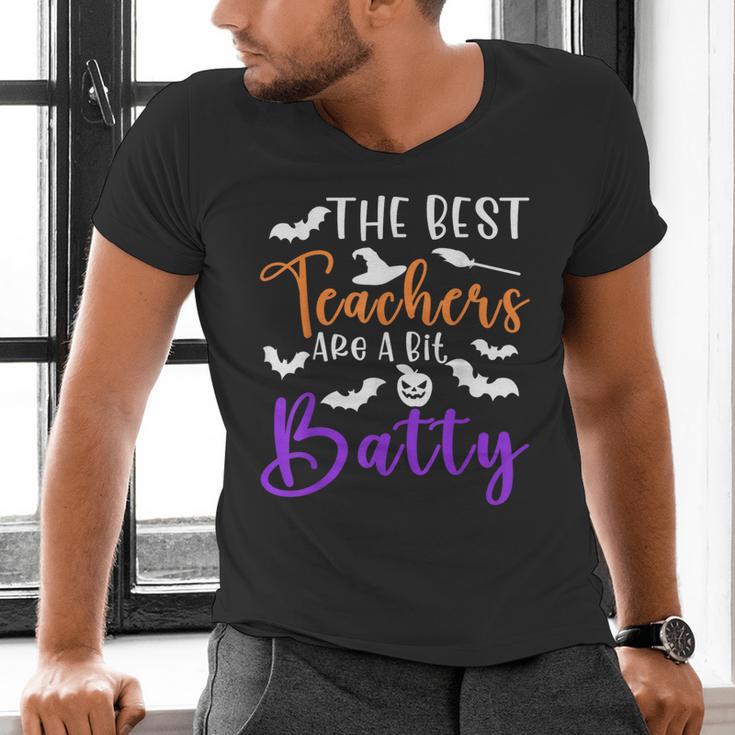 The Best Teachers Are A Bit Batty Teacher Bat Halloween Men's V-Neck T-Shirt, gift for family, gift for coworker The Best Teachers Are A Bit Batty Teacher Bat Halloween Men's V-Neck T-Shirt, gift for family, gift for coworker