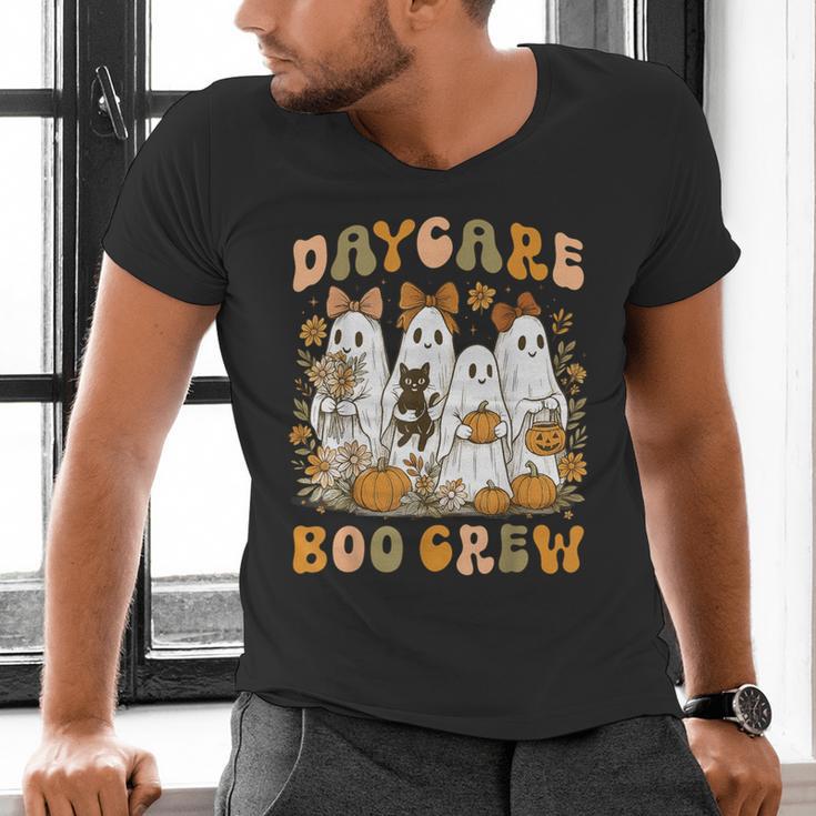 Boo Crew Daycare Teacher Matching Halloween Costume Ghost Men's V-Neck T-Shirt, gift for family, gift for coworker Boo Crew Daycare Teacher Matching Halloween Costume Ghost Men's V-Neck T-Shirt, gift for family, gift for coworker