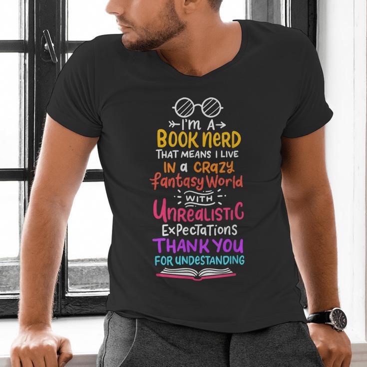 Books Reading English Teacher Student For Men Women Kids Men's V-Neck T-Shirt, English Teacher Shirts, gift for family, gift for coworker