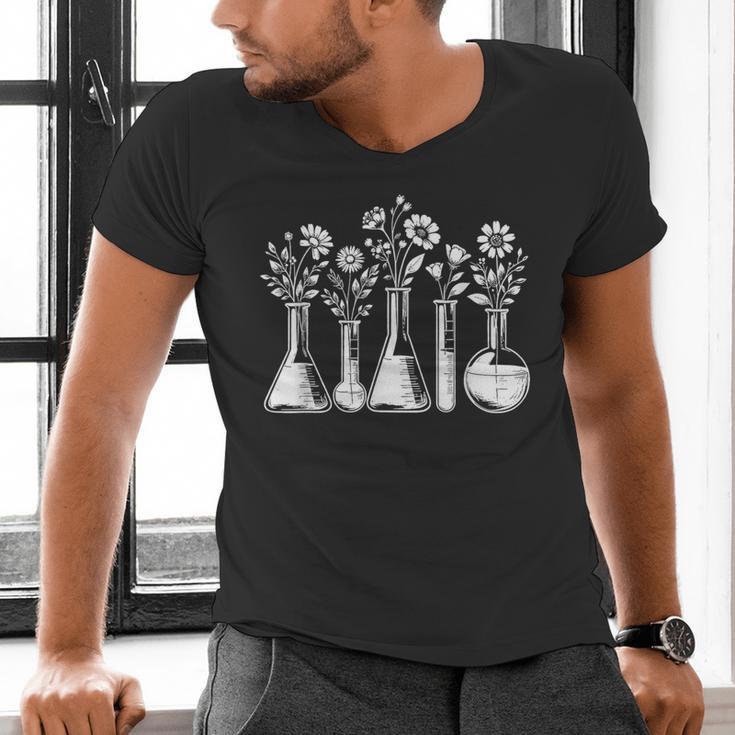 Botanical Beaker Science Teacher Floral Chemistry Lab Week Men's V-Neck T-Shirt, Science Teacher Shirts, gift for family, gift for coworker Botanical Beaker Science Teacher Floral Chemistry Lab Week Men's V-Neck T-Shirt, Science Teacher Shirts, gift for family, gift for coworker