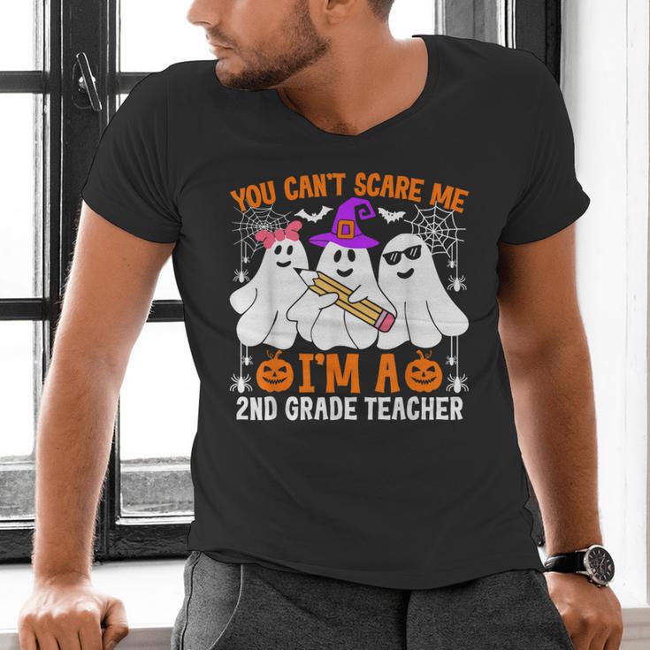 You Can't Scare Me I'm A 2nd Grade Teacher Halloween Men's V-Neck T-Shirt, 2nd Grade Teacher Shirts, gift for family, gift for coworker You Can't Scare Me I'm A 2nd Grade Teacher Halloween Men's V-Neck T-Shirt, 2nd Grade Teacher Shirts, gift for family, gift for coworker