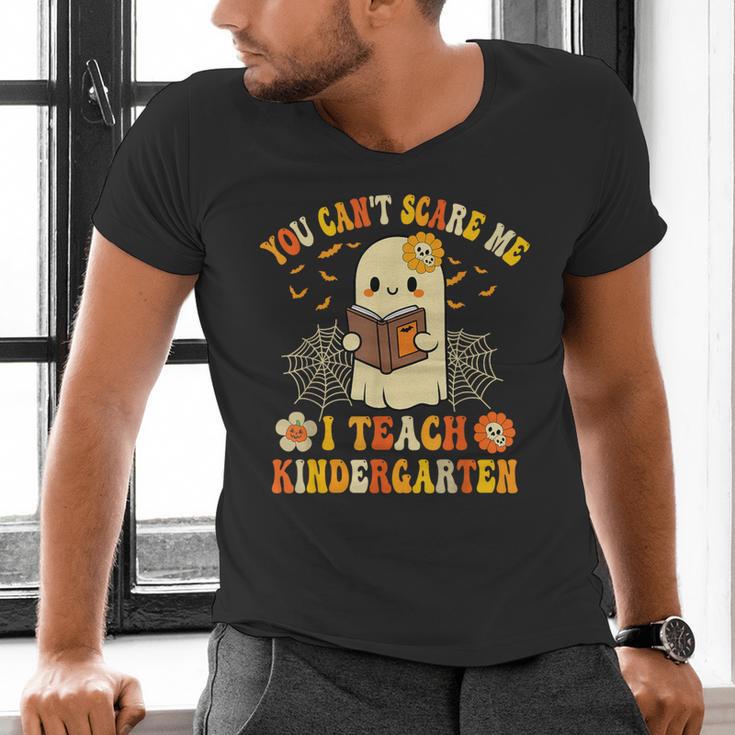 You Can't Scare Me I Teach Kindergarten Halloween Teacher Men's V-Neck T-Shirt, gift for family, gift for coworker You Can't Scare Me I Teach Kindergarten Halloween Teacher Men's V-Neck T-Shirt, gift for family, gift for coworker