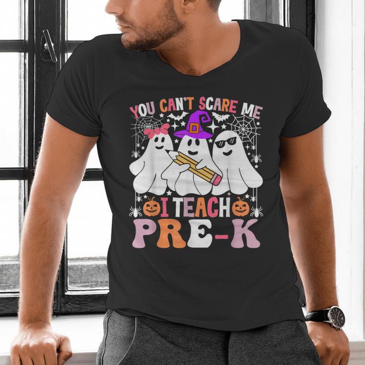 You Can't Scare Me I Teach Pre-k Halloween Teacher Men's V-Neck T-Shirt, gift for family, gift for coworker You Can't Scare Me I Teach Pre-k Halloween Teacher Men's V-Neck T-Shirt, gift for family, gift for coworker