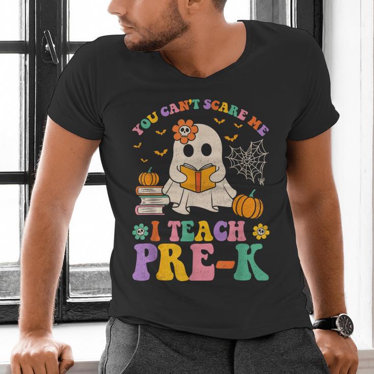 You Can't Scare Me I Teach Pre-k Teacher Halloween Ghost Men Women Kids Men's V-Neck T-Shirt, gift for family, gift for coworker You Can't Scare Me I Teach Pre-k Teacher Halloween Ghost Men Women Kids Men's V-Neck T-Shirt, gift for family, gift for coworker