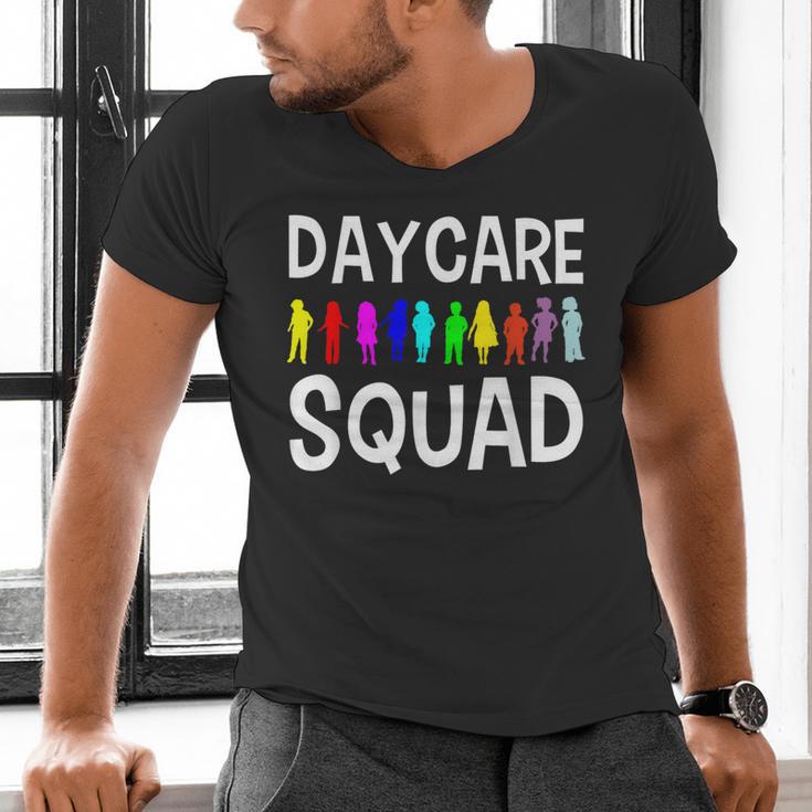 Childcare Daycare Squad Daycare Teacher Men Women Men's V-Neck T-Shirt, gift for family, gift for coworker Childcare Daycare Squad Daycare Teacher Men Women Men's V-Neck T-Shirt, gift for family, gift for coworker