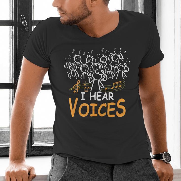 Choir Teacher I Hear Voices Chorister Church Choral Music Men's V-Neck T-Shirt, gift for family, gift for coworker Choir Teacher I Hear Voices Chorister Church Choral Music Men's V-Neck T-Shirt, gift for family, gift for coworker