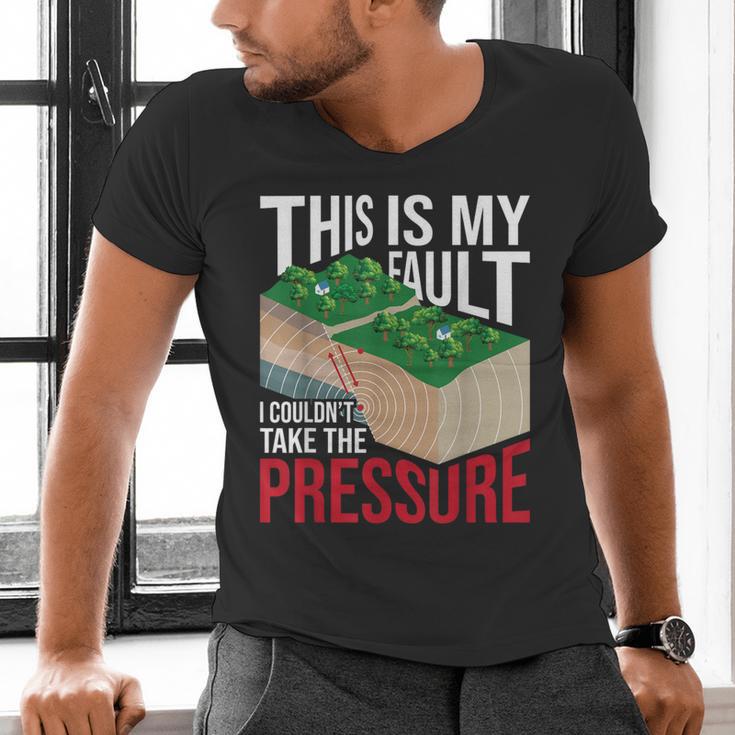 Couldn't Take The Pressure Geology Earth Science Teacher Men's V-Neck T-Shirt, Science Teacher Shirts, gift for family, gift for coworker