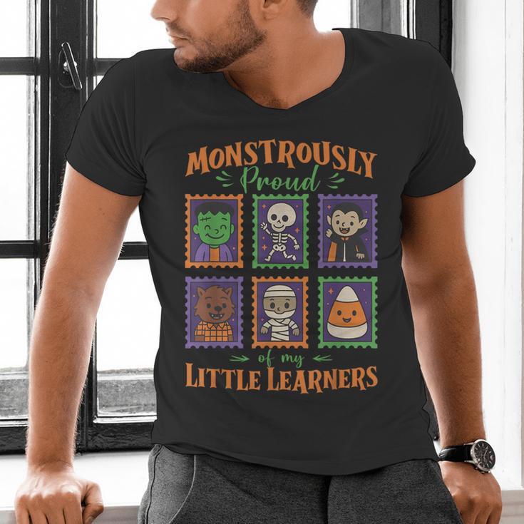 Cute Halloween Teacher Men's V-Neck T-Shirt, gift for family, gift for coworker Cute Halloween Teacher Men's V-Neck T-Shirt, gift for family, gift for coworker