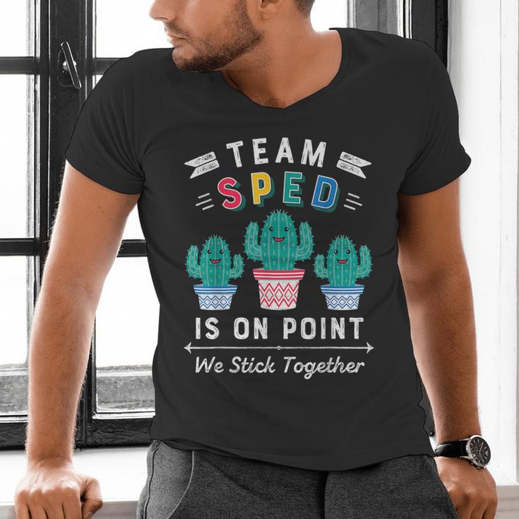 Cute SPED Teacher Special Education Cactus SPED Teacher Men's V-Neck T-Shirt, gift for family, gift for coworker Cute SPED Teacher Special Education Cactus SPED Teacher Men's V-Neck T-Shirt, gift for family, gift for coworker