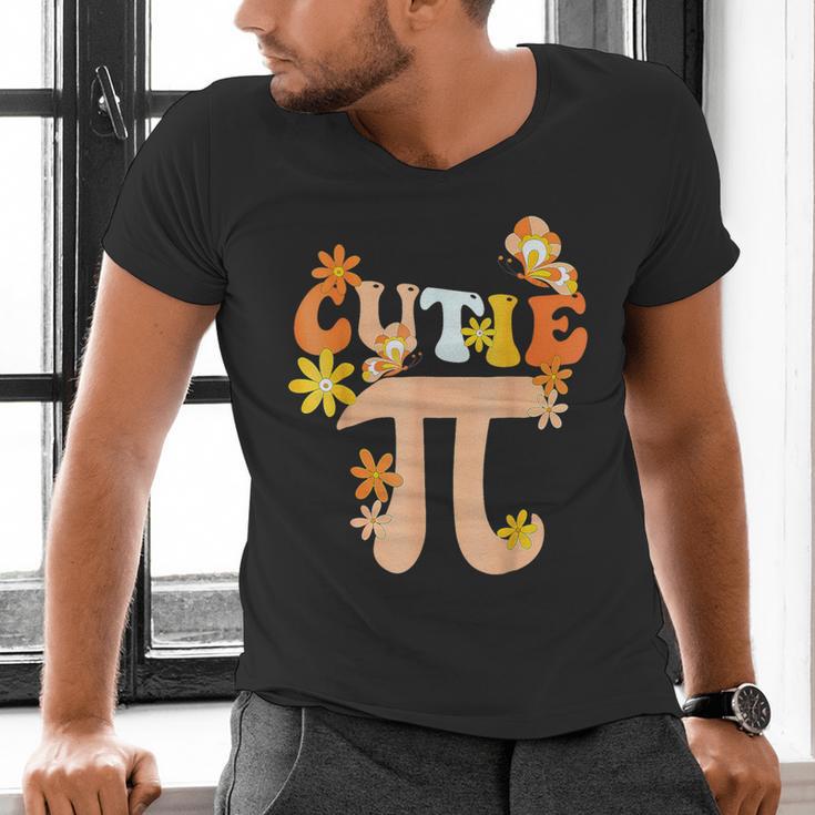 Cutie Pi Shirt Pi Day Math Girls Kids Women Toddler Teacher Men's V-Neck T-Shirt, gift for family, gift for coworker