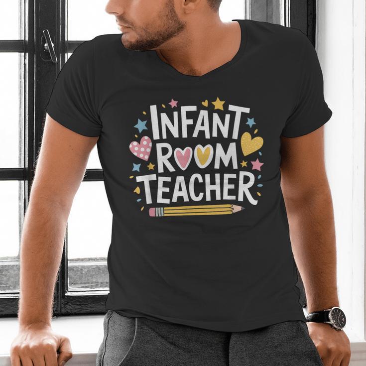 Daycare Provider Toddler Teaching Infant Room Teacher Men's V-Neck T-Shirt, gift for family, gift for coworker