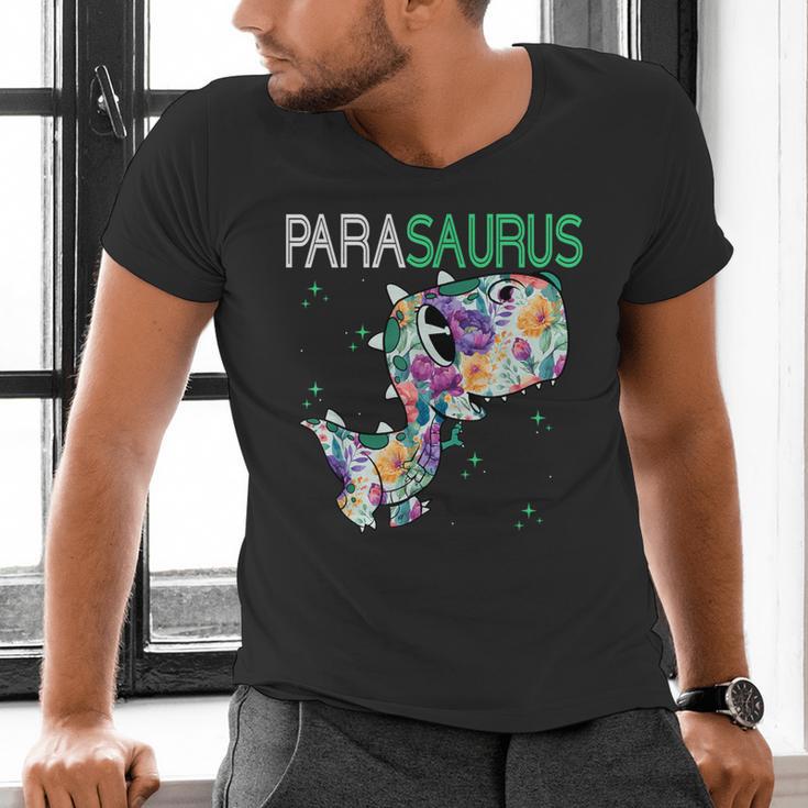 Dino Para Professional Teacher Collection T-Rex Dinosaur Paraeducator Assistant Teacher Men's V-Neck T-Shirt, gift for family, gift for coworker Dino Para Professional Teacher Collection T-Rex Dinosaur Paraeducator Assistant Teacher Men's V-Neck T-Shirt, gift for family, gift for coworker