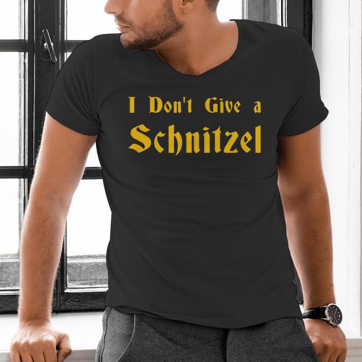 I Don't Give a Schnitzel T-Shirt Men's V-Neck T-Shirt, gift for family, gift for coworker
