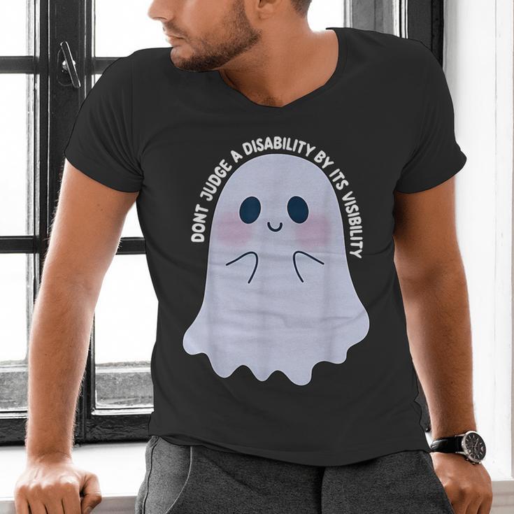Dont Judge a Disability By Its Visibility Teacher Men's V-Neck T-Shirt, gift for family, gift for coworker Dont Judge a Disability By Its Visibility Teacher Men's V-Neck T-Shirt, gift for family, gift for coworker