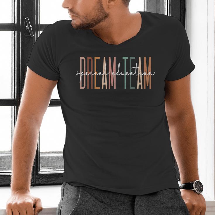 Dream Team Special Education Squad Special Education Teacher Men's V-Neck T-Shirt, gift for family, gift for coworker Dream Team Special Education Squad Special Education Teacher Men's V-Neck T-Shirt, gift for family, gift for coworker