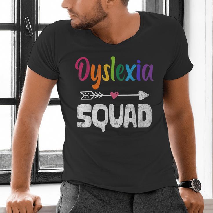 Dyslexia Awareness Month Dyslexia Teacher Therapist Men's V-Neck T-Shirt, gift for family, gift for coworker Dyslexia Awareness Month Dyslexia Teacher Therapist Men's V-Neck T-Shirt, gift for family, gift for coworker