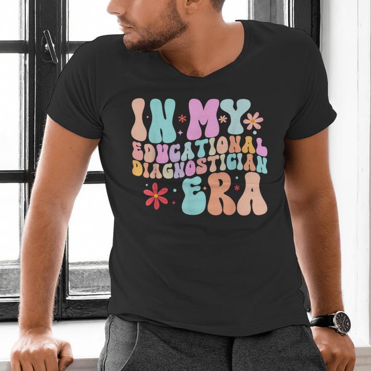 In My Educational Diagnostician Era Learning Support Teacher Men's V-Neck T-Shirt, gift for family, gift for coworker In My Educational Diagnostician Era Learning Support Teacher Men's V-Neck T-Shirt, gift for family, gift for coworker