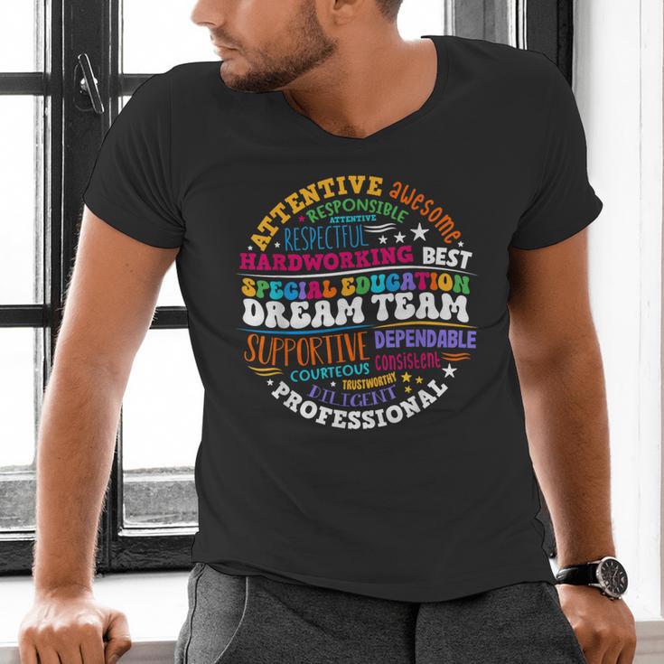 Educators Special Ed Teacher Special Education Dream Team Men's V-Neck T-Shirt, gift for family, gift for coworker Educators Special Ed Teacher Special Education Dream Team Men's V-Neck T-Shirt, gift for family, gift for coworker