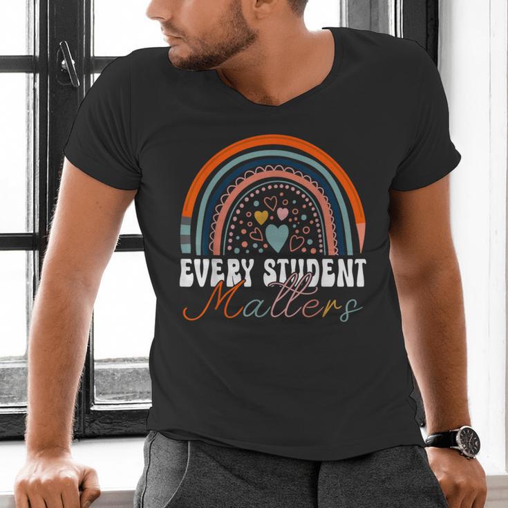 Every Student Matters Paraprofessional Support Teacher Men's V-Neck T-Shirt, gift for family, gift for coworker