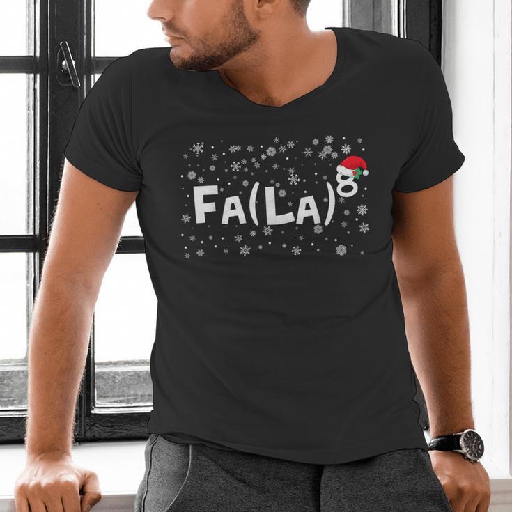 FA LA8 Christmas Santa Fa La Math Teacher Mathematic Men's V-Neck T-Shirt, gift for family, gift for coworker FA LA8 Christmas Santa Fa La Math Teacher Mathematic Men's V-Neck T-Shirt, gift for family, gift for coworker