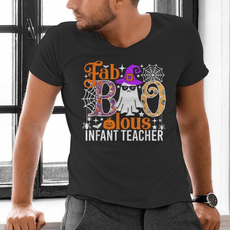 Fab Boo Lous Infant Teacher Halloween Costume Men's V-Neck T-Shirt, gift for family, gift for coworker Fab Boo Lous Infant Teacher Halloween Costume Men's V-Neck T-Shirt, gift for family, gift for coworker