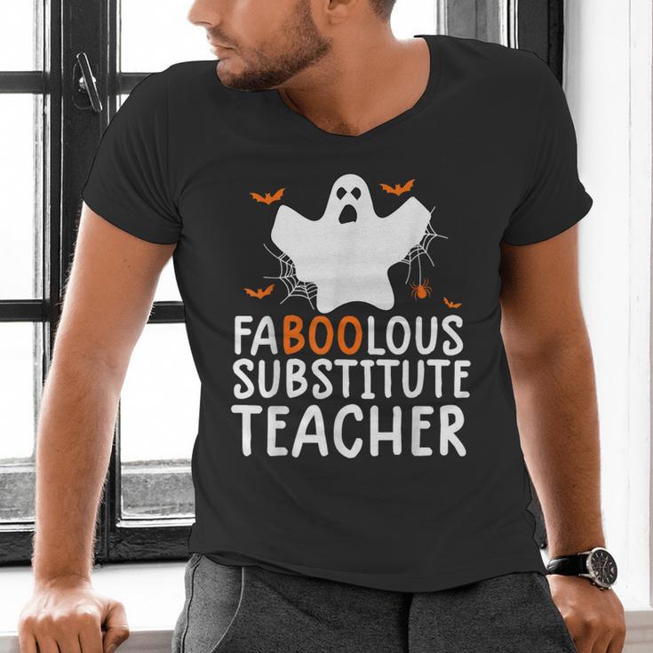 Faboolous Substitute Teacher Halloween Costume Men's V-Neck T-Shirt, gift for family, gift for coworker Faboolous Substitute Teacher Halloween Costume Men's V-Neck T-Shirt, gift for family, gift for coworker