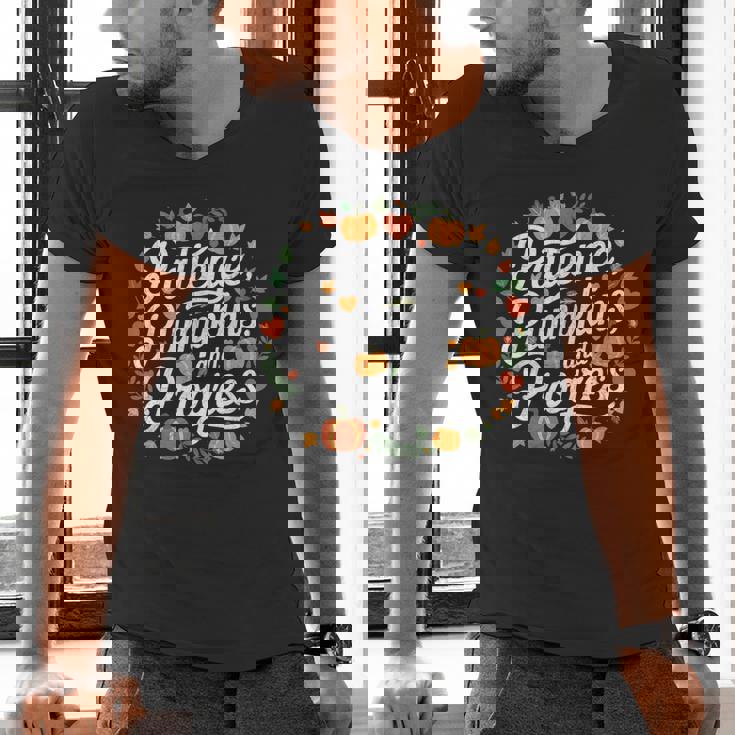 Fall Special Education Teacher Pumpkin Autumn Halloween Men&#x27;s V-Neck T-Shirt, gift for family, gift for coworker