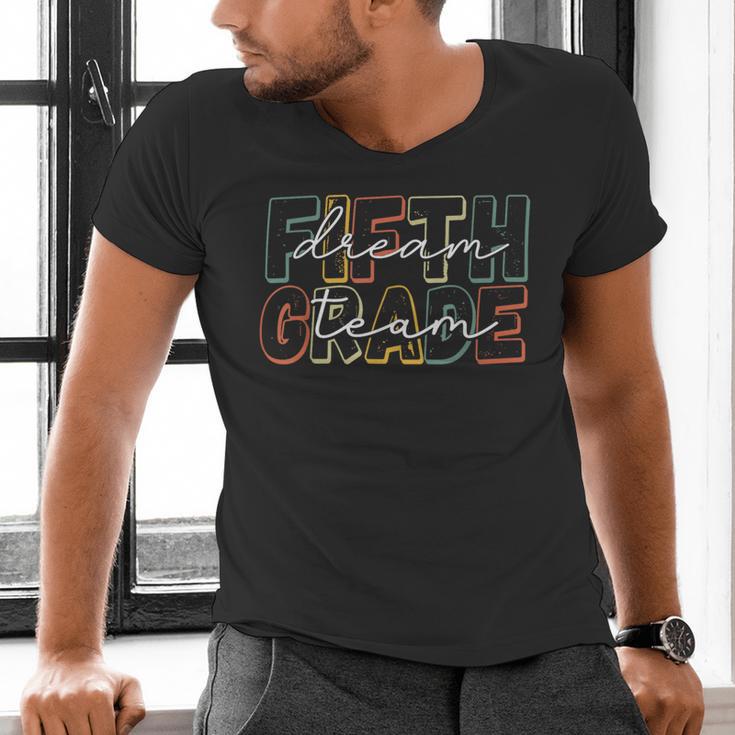Fifth Grade Dream Team 5th Grade First Day Of School Teacher Men's V-Neck T-Shirt, First Grade Teacher Shirts, gift for family, gift for coworker Fifth Grade Dream Team 5th Grade First Day Of School Teacher Men's V-Neck T-Shirt, First Grade Teacher Shirts, gift for family, gift for coworker