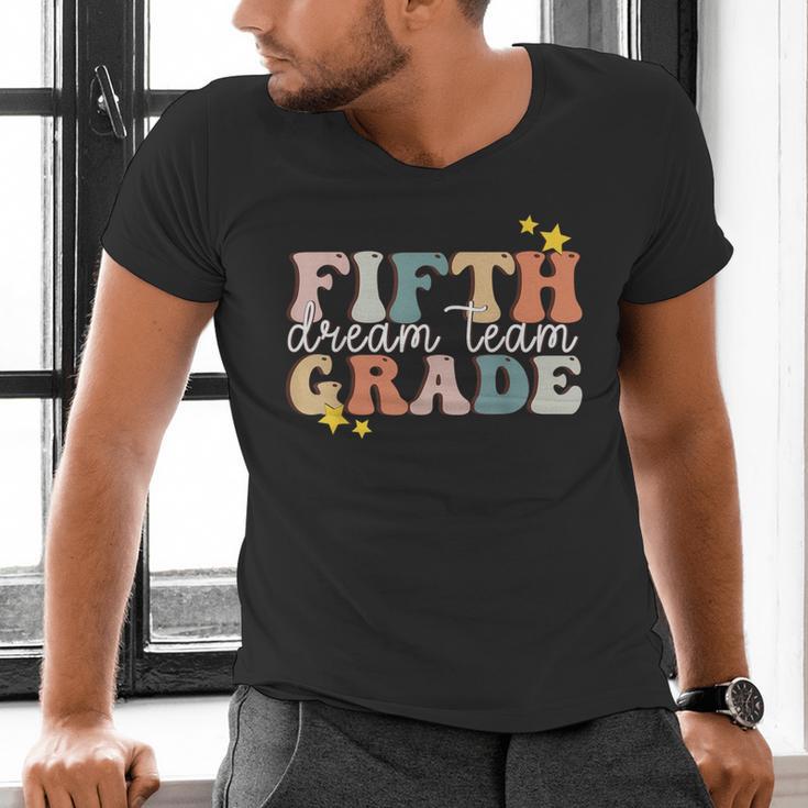 Fifth Grade Dream Team First Day Of 5th Grade Teachers Men's V-Neck T-Shirt, First Grade Teacher Shirts, gift for family, gift for coworker Fifth Grade Dream Team First Day Of 5th Grade Teachers Men's V-Neck T-Shirt, First Grade Teacher Shirts, gift for family, gift for coworker