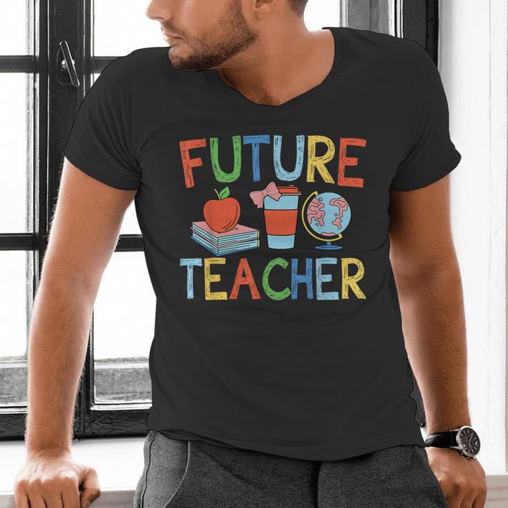 Future Teacher Costume For Kids Girls Boys Men Women Men's V-Neck T-Shirt, Future Teacher Shirts, gift for family, gift for coworker