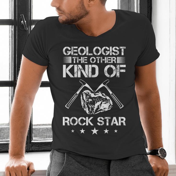 Geology Outfit Geology Teacher Geology Department Geologist Men's V-Neck T-Shirt, gift for family, gift for coworker