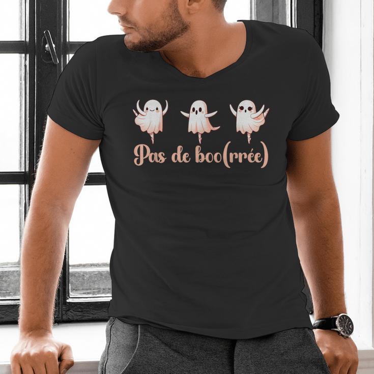 Ghost Ballet Dancer Halloween Dance Teacher Pas De Boo-Rée Men's V-Neck T-Shirt, gift for family, gift for coworker Ghost Ballet Dancer Halloween Dance Teacher Pas De Boo-Rée Men's V-Neck T-Shirt, gift for family, gift for coworker
