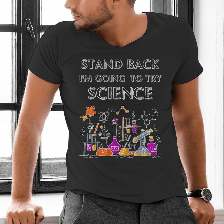 Going To Try Science Geek Nerd Tee Teacher STEM Men's V-Neck T-Shirt, Science Teacher Shirts, gift for family, gift for coworker