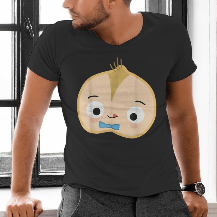 Good Egg Teacher Halloween Costume Group The Cool Bean Men's V-Neck T-Shirt, gift for family, gift for coworker
