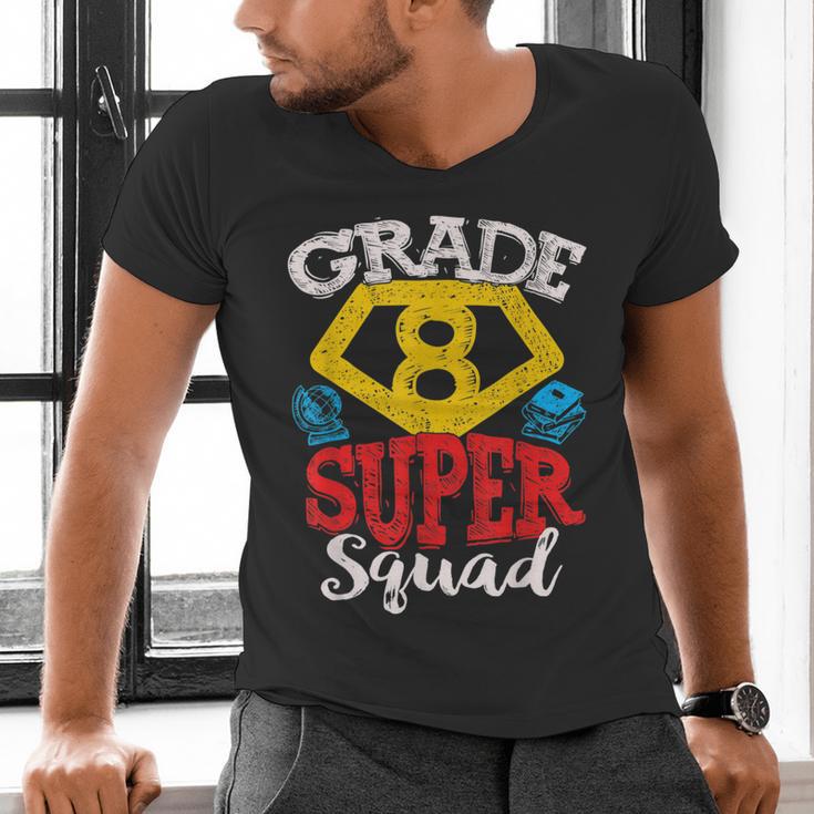 Grade 8 Super Squad Superhero Teacher Team Men's V-Neck T-Shirt, Super Teacher Shirts, gift for family, gift for coworker Grade 8 Super Squad Superhero Teacher Team Men's V-Neck T-Shirt, Super Teacher Shirts, gift for family, gift for coworker