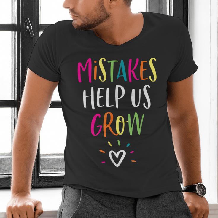 Growth Mindset Positive Back To School Teacher Student Men's V-Neck T-Shirt, gift for family, gift for coworker Growth Mindset Positive Back To School Teacher Student Men's V-Neck T-Shirt, gift for family, gift for coworker