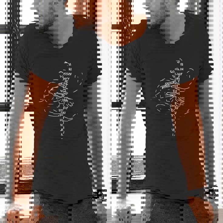 Halloween Ballet Mummy Ballerina Spooky Dance Teacher Women Men&#x27;s V-Neck T-Shirt, gift for family, gift for coworker