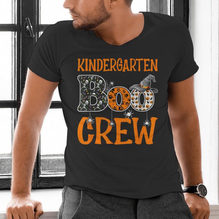Halloween Kindergarten Boo Crew Kinder Teacher Student Men's V-Neck T-Shirt, gift for family, gift for coworker Halloween Kindergarten Boo Crew Kinder Teacher Student Men's V-Neck T-Shirt, gift for family, gift for coworker