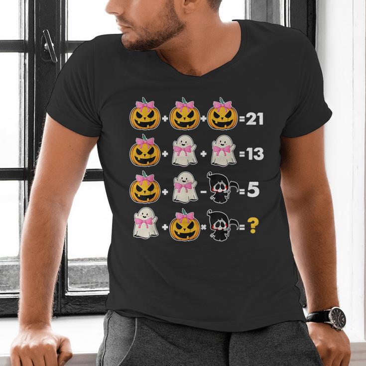 Halloween Math Teacher Men Women Order Of Operations Men's V-Neck T-Shirt, gift for family, gift for coworker Halloween Math Teacher Men Women Order Of Operations Men's V-Neck T-Shirt, gift for family, gift for coworker
