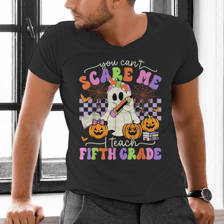 Halloween Teacher You Can't Scare Me I Teach Fifth Grade Men's V-Neck T-Shirt, gift for family, gift for coworker Halloween Teacher You Can't Scare Me I Teach Fifth Grade Men's V-Neck T-Shirt, gift for family, gift for coworker