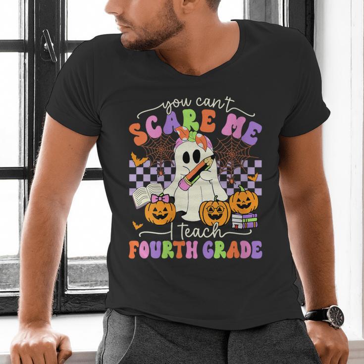 Halloween Teacher You Can't Scare Me I Teach Fourth Grade Men's V-Neck T-Shirt, gift for family, gift for coworker Halloween Teacher You Can't Scare Me I Teach Fourth Grade Men's V-Neck T-Shirt, gift for family, gift for coworker