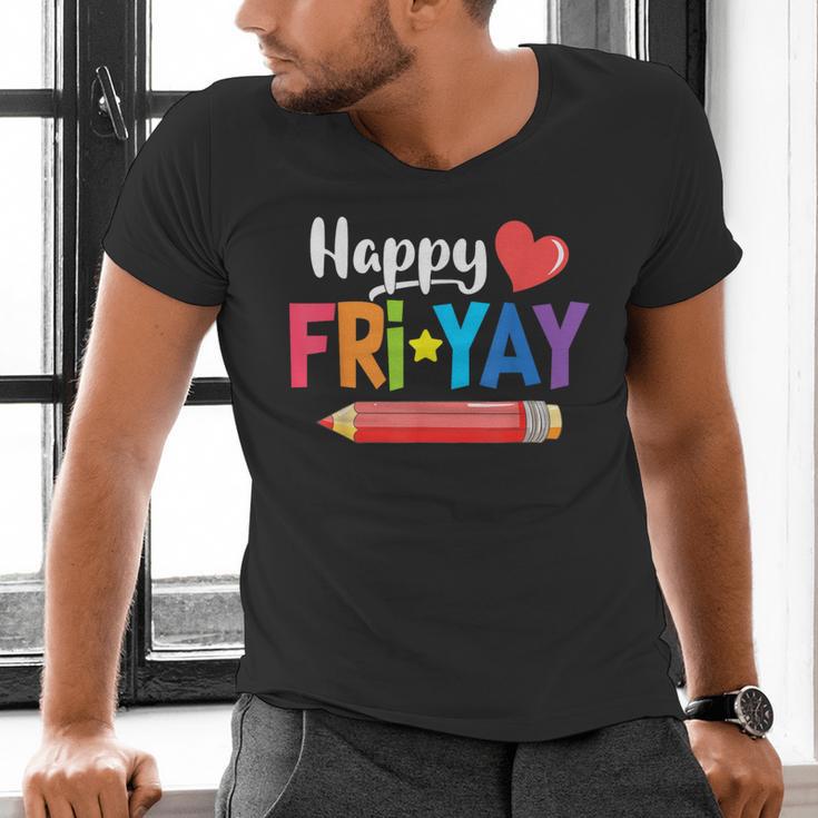 Happy Fri-Yay Friday Lovers Fun Teacher Life Weekend Men's V-Neck T-Shirt, gift for family, gift for coworker Happy Fri-Yay Friday Lovers Fun Teacher Life Weekend Men's V-Neck T-Shirt, gift for family, gift for coworker