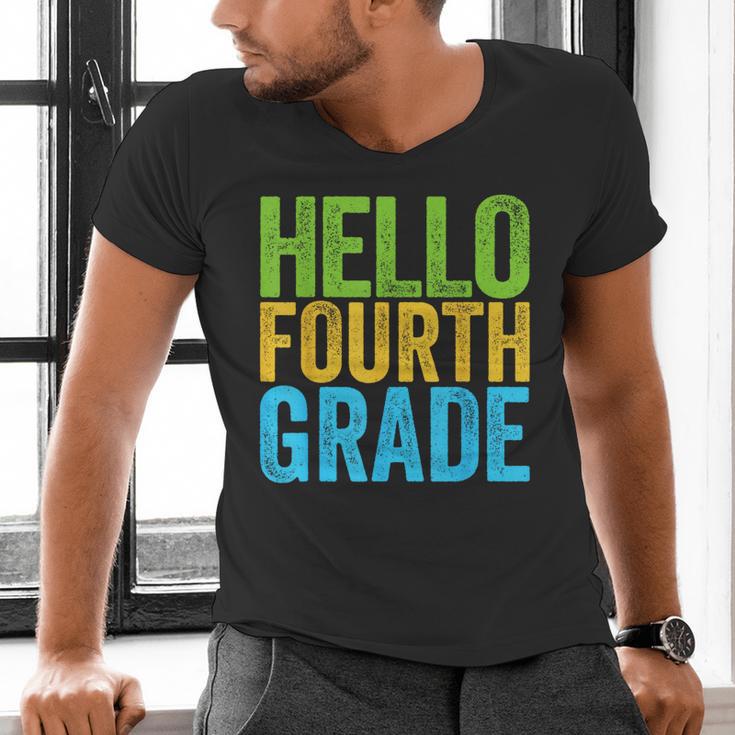Hello Fourth Grade Shirt 4th Grade Boy Girl Student Teacher Men's V-Neck T-Shirt, 4th Grade Teacher Shirts, gift for family, gift for coworker Hello Fourth Grade Shirt 4th Grade Boy Girl Student Teacher Men's V-Neck T-Shirt, 4th Grade Teacher Shirts, gift for family, gift for coworker