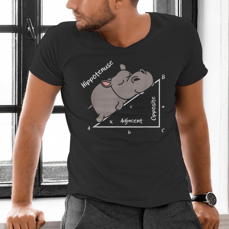 Hippotenuse Hippo Angle Function Hypotenuse Math Teacher Men's V-Neck T-Shirt, gift for family, gift for coworker Hippotenuse Hippo Angle Function Hypotenuse Math Teacher Men's V-Neck T-Shirt, gift for family, gift for coworker