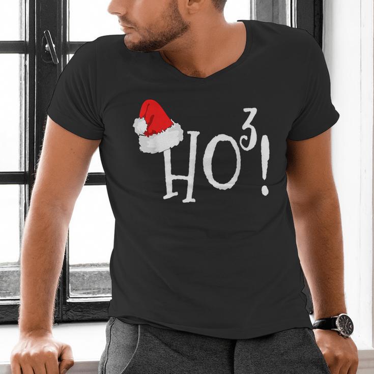 Ho Cubed Shirt Math Teacher Xmas For Men Women Kids Men's V-Neck T-Shirt, gift for family, gift for coworker Ho Cubed Shirt Math Teacher Xmas For Men Women Kids Men's V-Neck T-Shirt, gift for family, gift for coworker