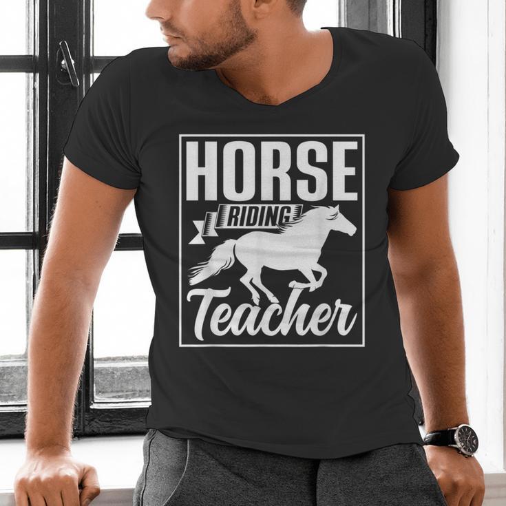 Horse Riding Teacher Rider Lover Equestrian Men Women Kids Men's V-Neck T-Shirt, gift for family, gift for coworker